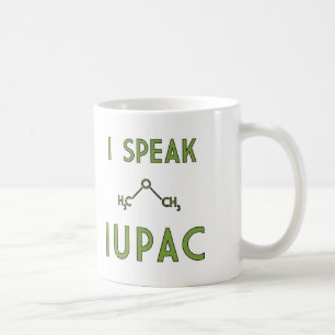 Caneca De Café Eu falo IUPAC