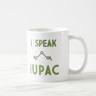 Caneca De Café Eu falo IUPAC