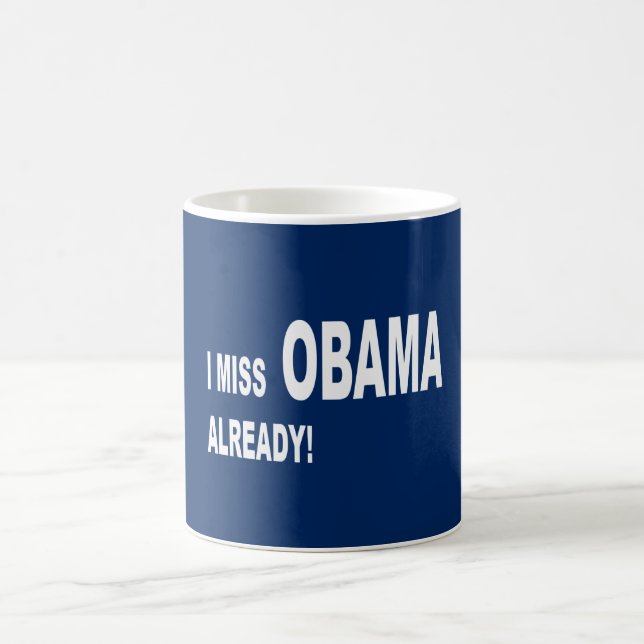 Caneca De Café Eu falto Obama já! (Centro)
