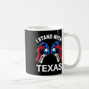 Caneca De Café Eu Fico Com Texas Funny Texas Flag Texan Pride Bo