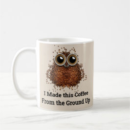 Caneca De Café Eu fiz este café do chão