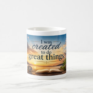 Caneca De Café Eu Fui Criado para Fazer Grandes Coisas