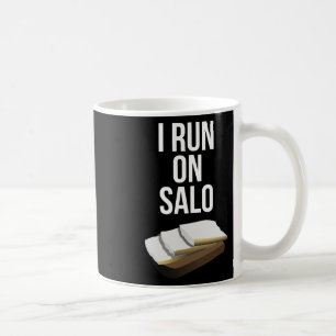 Caneca De Café Eu Funciono Com Salo Divertido Amante De Toucinho 