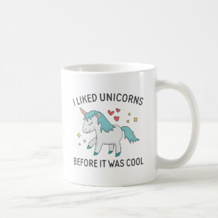 Caneca De Café Eu Gostei De Unicórnios
