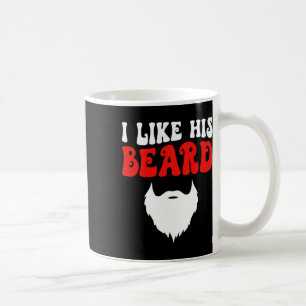 Caneca De Café Eu Gosto da Barba Dele Casais Combinando Piada do