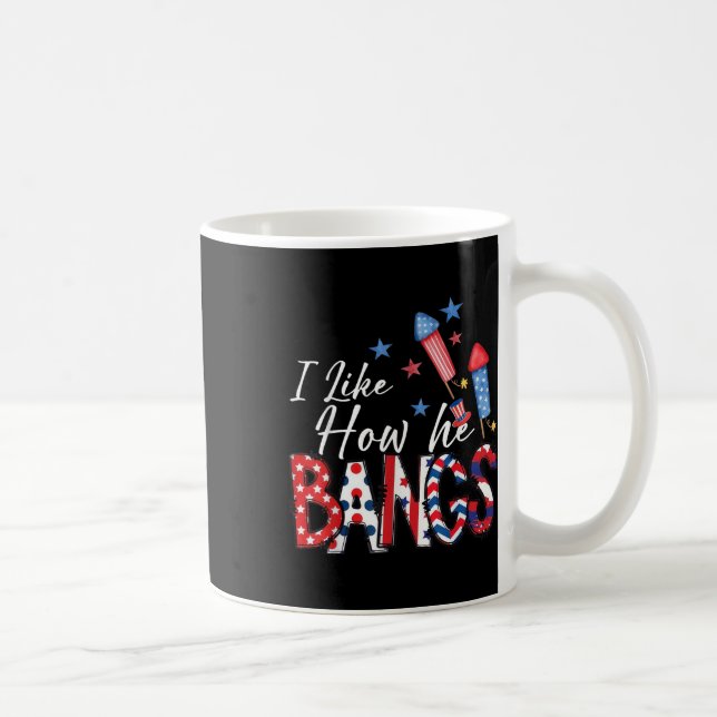 Caneca De Café Eu Gosto de Como Ela Explode Fogos de Artifício Ca (Direita)