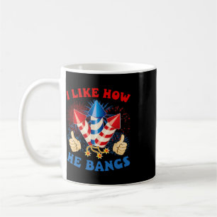 Caneca De Café Eu Gosto De Como Ele Ateia Fogos De Artifício 4 De