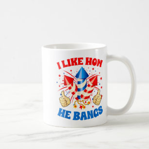 Caneca De Café Eu Gosto de Como Ele Faz Fogos de Artifício 4 de J