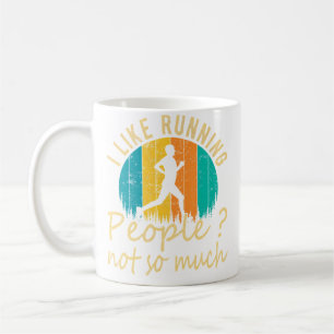Caneca De Café Eu Gosto de Correr as Pessoas Não Tanto Corrida Di