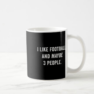 Caneca De Café Eu Gosto de Futebol e Talvez 3 Pessoas Jogo de Fut
