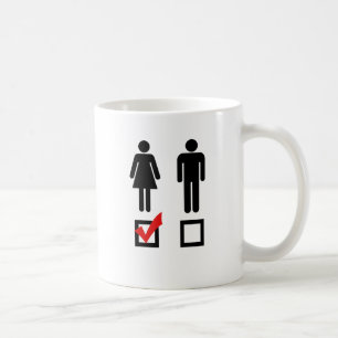 Caneca De Café Eu gosto de garotas