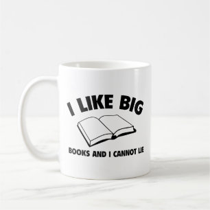 Caneca De Café Eu Gosto De Grandes Livros E Não Posso Mentir Coff