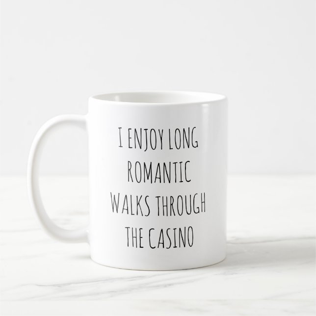 CANECA DE CAFÉ EU GOSTO DE LONGAS CAMINHADAS ROMÂNTICAS PELO CASI (Esquerda)