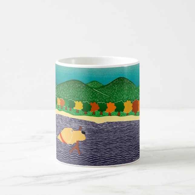 Caneca De Café Eu gosto de Sticks-Autumn Stephen Huneck (Centro)