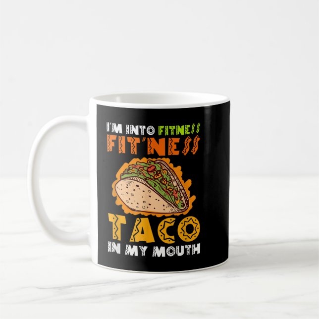 Caneca De Café Eu gosto de Taco de Ajustado na minha boca (Esquerda)
