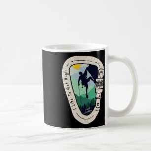 Caneca De Café Eu Gosto de Ter Carabiner de Subida Alta Montanhis