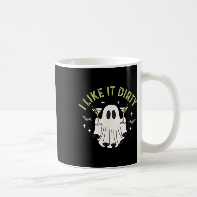 Caneca De Café Eu Gosto Dirty Halloween Dirty Martini Ghost (Direita)