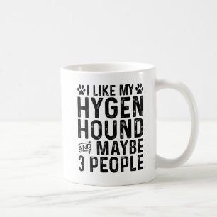 Caneca De Café Eu Gosto do Meu Cão Hygen E de 3 Pessoas