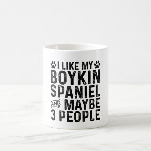 Caneca De Café Eu Gosto Do Meu Espanhol De Boykin E De Três Pesso