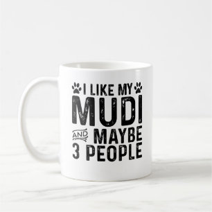 Caneca De Café Eu Gosto do Meu Mudi E 3 Pessoas