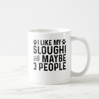Caneca De Café Eu Gosto do Meu Sloughi E 3 Pessoas