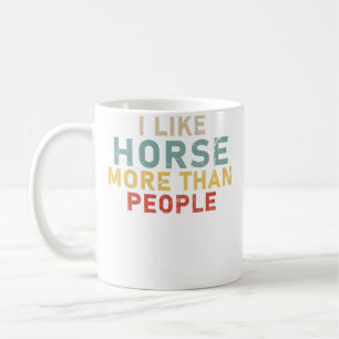 Caneca De Café Eu Gosto Mais do Meu Cavalo do que a Maioria das P