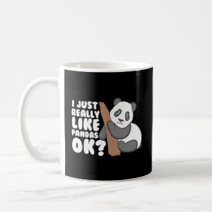 Caneca De Café Eu Gosto Muito De Pandas Ok Panda