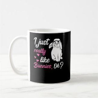 Caneca De Café Eu Gosto Muito Do Coelho Bonito