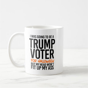 Caneca De Café Eu ia ser um eleitor de Trump no Halloween