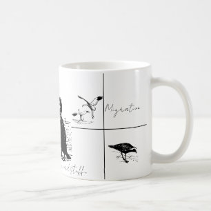 Caneca De Café Eu já vi algumas coisas estranhas - pássaros