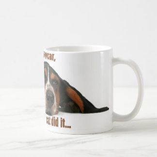 Caneca De Café Eu juro, o gato fi-lo