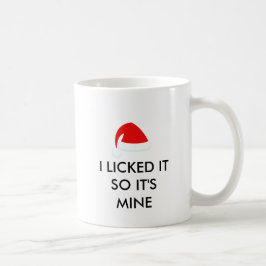 Caneca De Café EU LAMBI, ENTÃO É MEU Chapéu de Papai Noel