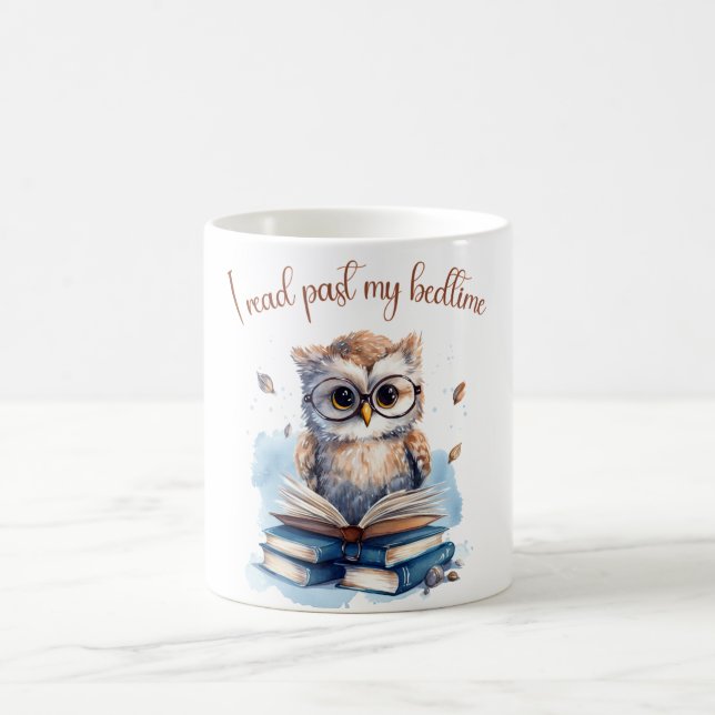 Caneca De Café Eu leio além da minha hora de dormir  (Centro)
