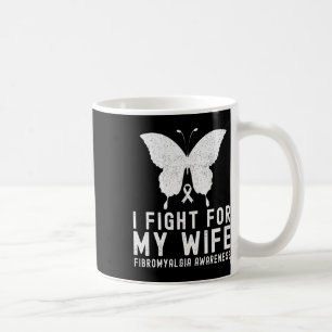 Caneca De Café Eu Luto Pela Minha Esposa Fibromialgia Sensibiliza