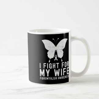 Caneca De Café Eu Luto Pela Minha Esposa Fibromialgia Sensibiliza