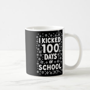 Caneca De Café Eu Matei 100 Dias De Crianças De Futebol Escolar 1