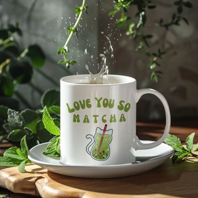 Caneca De Café Eu Me Amo Tão Matcha (Criador carregado)