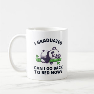 Caneca De Café Eu me formei Posso voltar para a cama agora