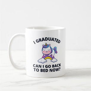 Caneca De Café Eu me formei Posso voltar para a cama agora