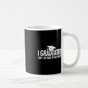 Caneca De Café Eu me formei, posso voltar para a cama, agora lice