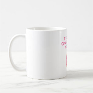 Caneca De Café Eu me importo porque meu coração não é engraçado