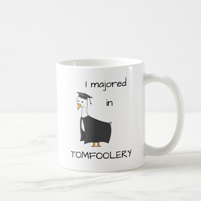 Caneca De Café Eu me majorei em Goose de Tomtolery (Direita)