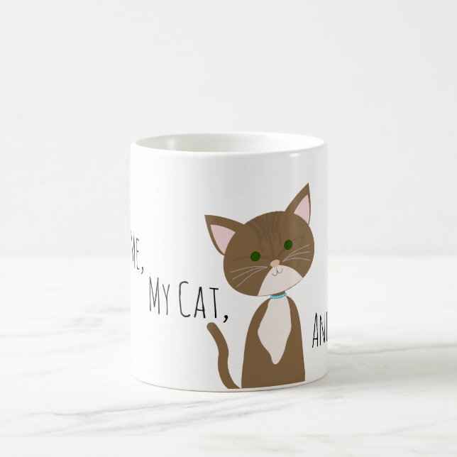 Caneca De Café Eu Mesmo E Meu Gato (Centro)