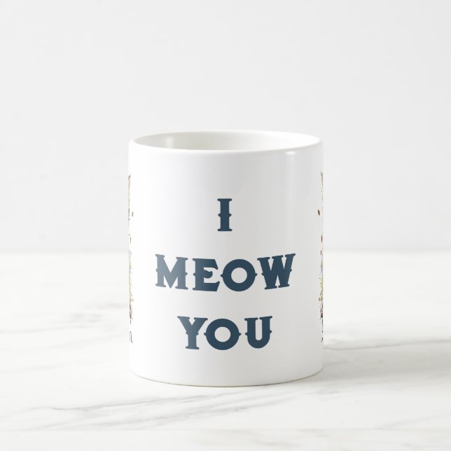 Caneca de Café Eu Miau Você Gatinho (Centro)