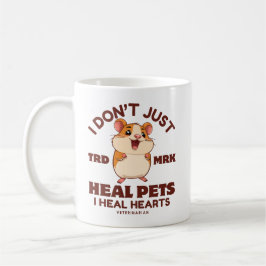 Caneca De Café Eu não apenas curo animais de estimação, eu curo c