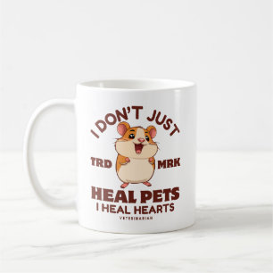 Caneca De Café Eu não apenas curo animais de estimação, eu curo c