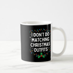 Caneca De Café Eu não combino as roupas de Natal Chris