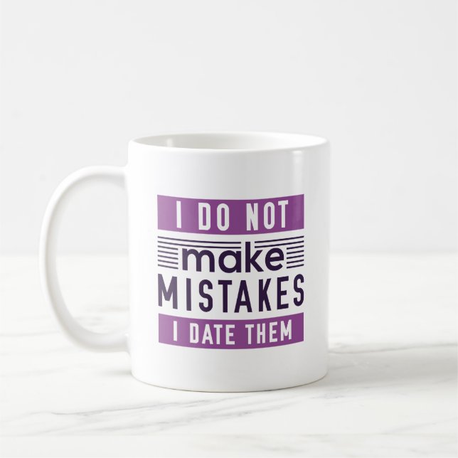 Caneca De Café Eu Não Começo Erros (Esquerda)