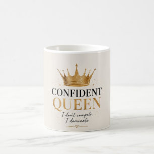 Caneca De Café Eu Não Compito Eu Domino Empoderamento Feminino