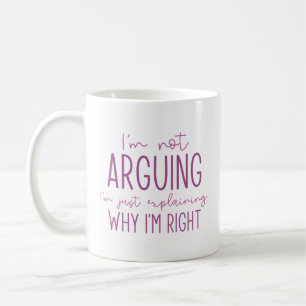 Caneca De Café Eu não estou discutindo